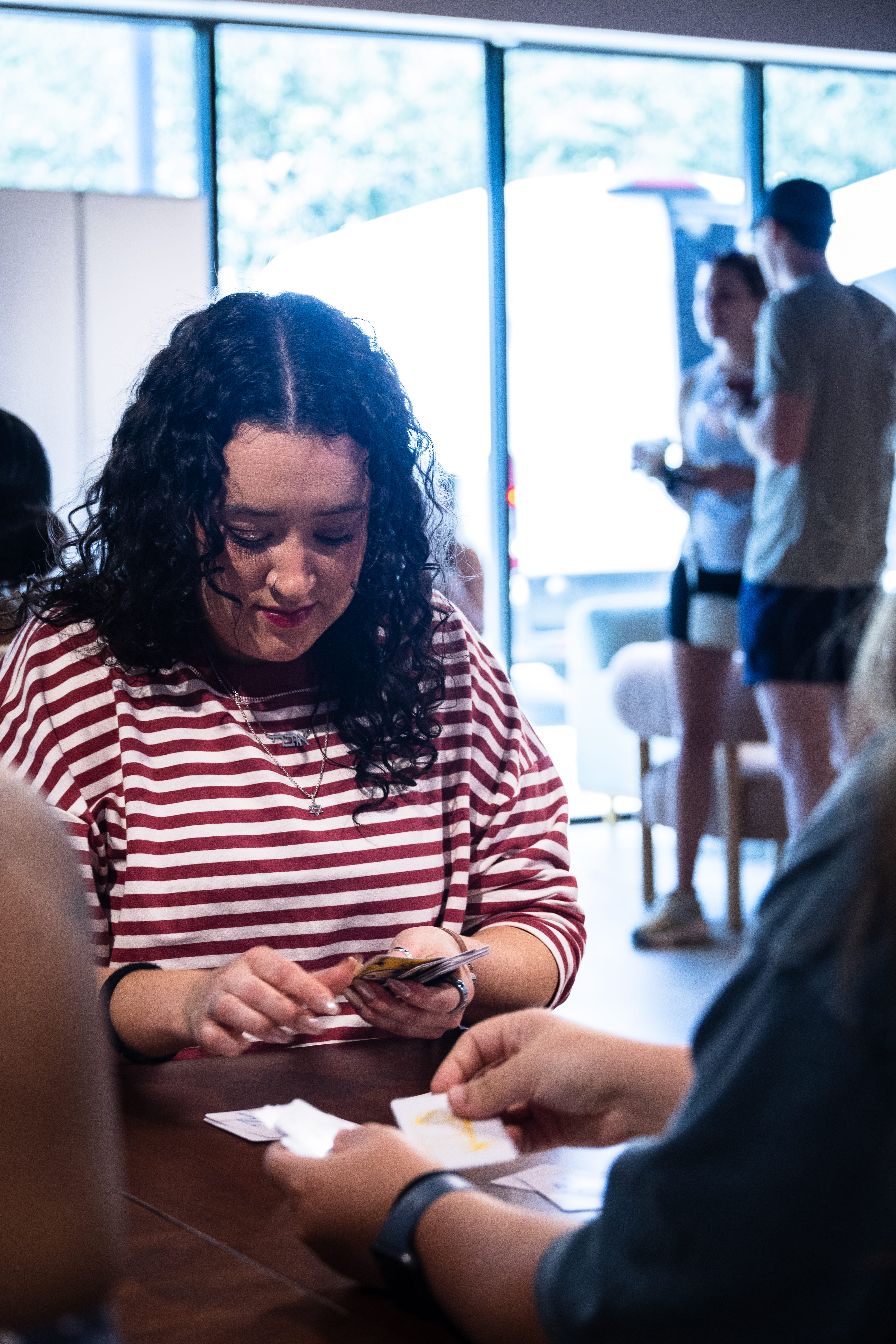 Card games at the Vessels Launch Party